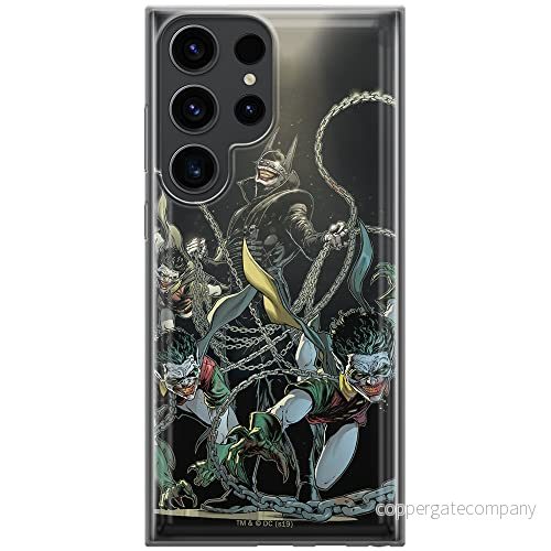 ERT GROUP mobiltelefonfodral för Samsung S23 ULTRA originalt och officiellt licensierat DC mönster Batman Who Laughs 004 optimalt anpassad till formen på mobiltelefonen, fodral tillverkad av TPU plast 5905511457228