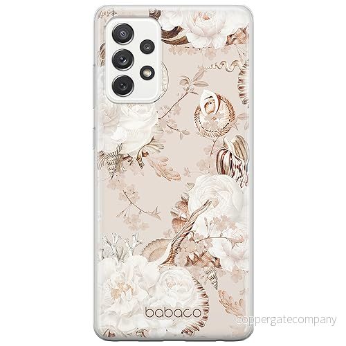 ERT GROUP mobiltelefonfodral för Samsung A52 5G / LTE 4G A52S originalt och officiellt licensierat Babaco mönster Flowers 045, fodral tillverkad av TPU plast 5905131329509