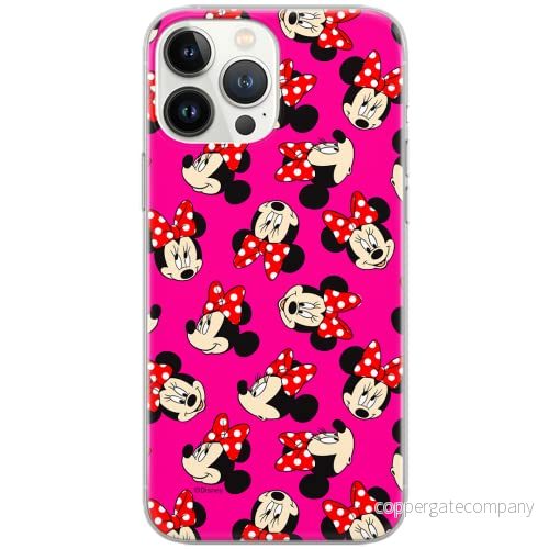 ERT GROUP mobiltelefonfodral för Apple Iphone 6/6S originalt och officiellt licensierat Disney mönster Minnie 019 Vit optimalt anpassad till formen på mobiltelefonen, fodral tillverkad av TPU plast 5902980564655