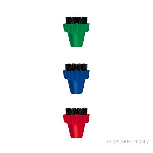 Polti PAEU0296 borstar för Unico, 3 pack, flerfärgad, plast 8007411010569