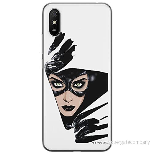 ERT GROUP mobiltelefonfodral för Xiaomi REDMI 9A originalt och officiellt licensierat DC mönster Catwoman 008 optimalt anpassad till formen på mobiltelefonen, fodral tillverkad av TPU plast 5905131555014