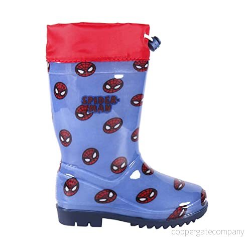 CERDÁ LIFE'S LITTLE MOMENTS Spiderman Boy Boots - Officiell Marvel Licens, Regn Barn, Blå, 27 EU 8445484190717