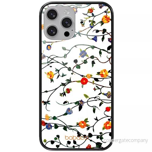 ERT GROUP mobiltelefonfodral för Apple Iphone 13 originalt och officiellt licensierat Babaco mönster Flowers 008 tillverkad av härdat glas, skyddsfodral 5904805869402