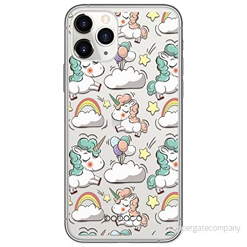 ERT GROUP mobiltelefonfodral för Apple Iphone 11 PRO originalt och officiellt licensierat Babaco mönster Unicorn 001 Vit optimalt anpassad till formen på mobiltelefonen, gedeeltelijk transparant 5903537767994
