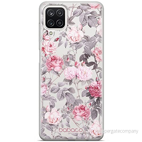 ERT GROUP mobiltelefonfodral för Samsung A12 / M12 F12 originalt och officiellt licensierat Babaco mönster Flowers 054 optimalt anpassad till formen på mobiltelefonen, gedeeltelijk transparant 5905131354686