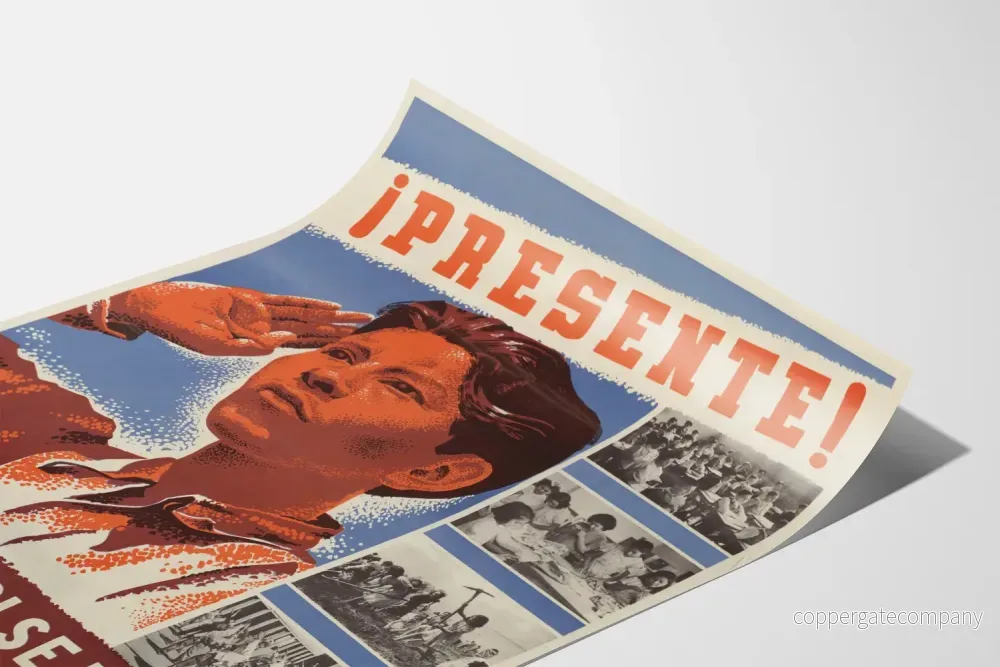 Vintage mexikansk patriotisk poster - Presenterad! - Bild 3