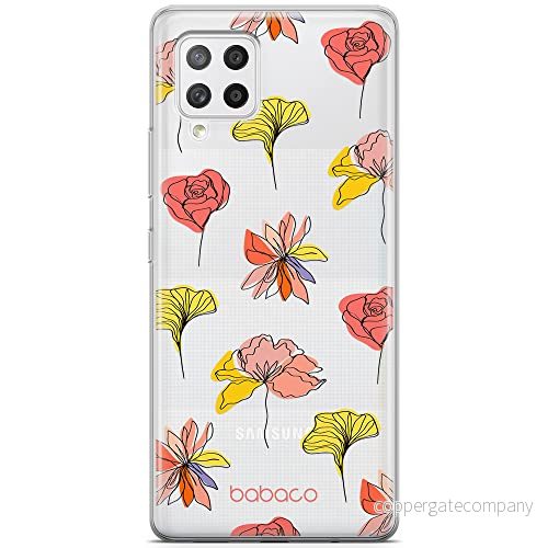 ERT GROUP mobiltelefonfodral för Samsung A42 5G originalt och officiellt licensierat Babaco mönster Flowers 012 optimalt anpassad till formen på mobiltelefonen, gedeeltelijk transparant 5903932607192