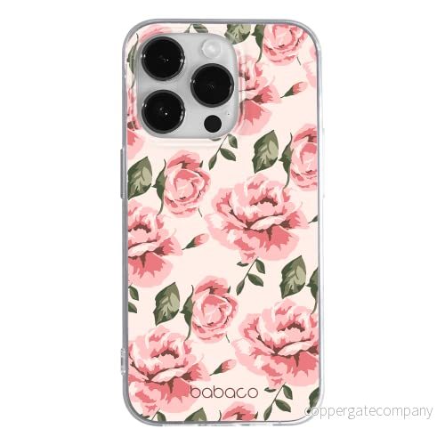 ERT GROUP mobiltelefonfodral för Apple Iphone 14 PRO originalt och officiellt licensierat Babaco mönster Flowers 013 optimalt anpassad till formen på mobiltelefonen, fodral tillverkad av TPU plast 5905131916785