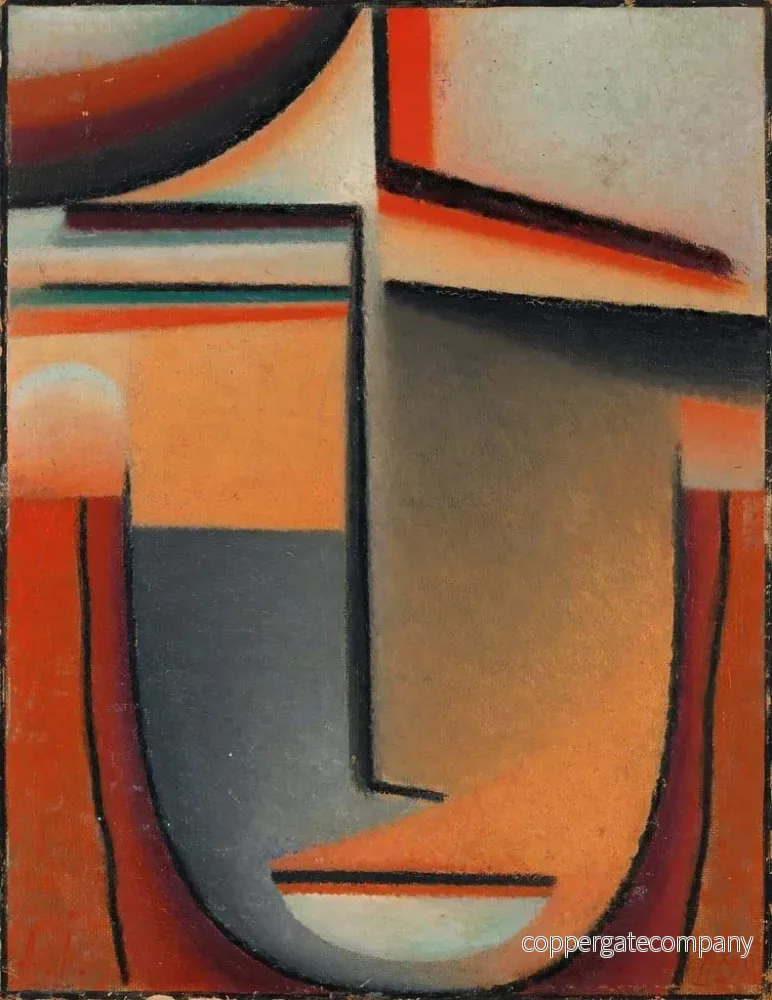 Målning Tête abstraite tragique - Alexej von Jawlensky | Konsttryck - Bild 2