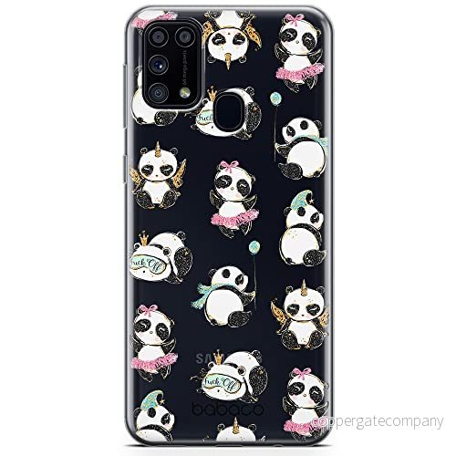 ERT GROUP mobiltelefonfodral för Samsung M31 originalt och officiellt licensierat Babaco mönster Panda 008 optimalt anpassad till formen på mobiltelefonen, gedeeltelijk transparant 5904805414367