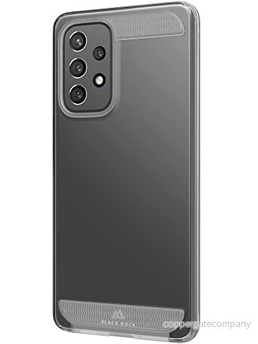 Black Rock fodral Air robust lämpligt för Samsung Galaxy A73 5G I mobilskal, transparent skydd, genomskinligt, tunt (transparent) 4260647336016