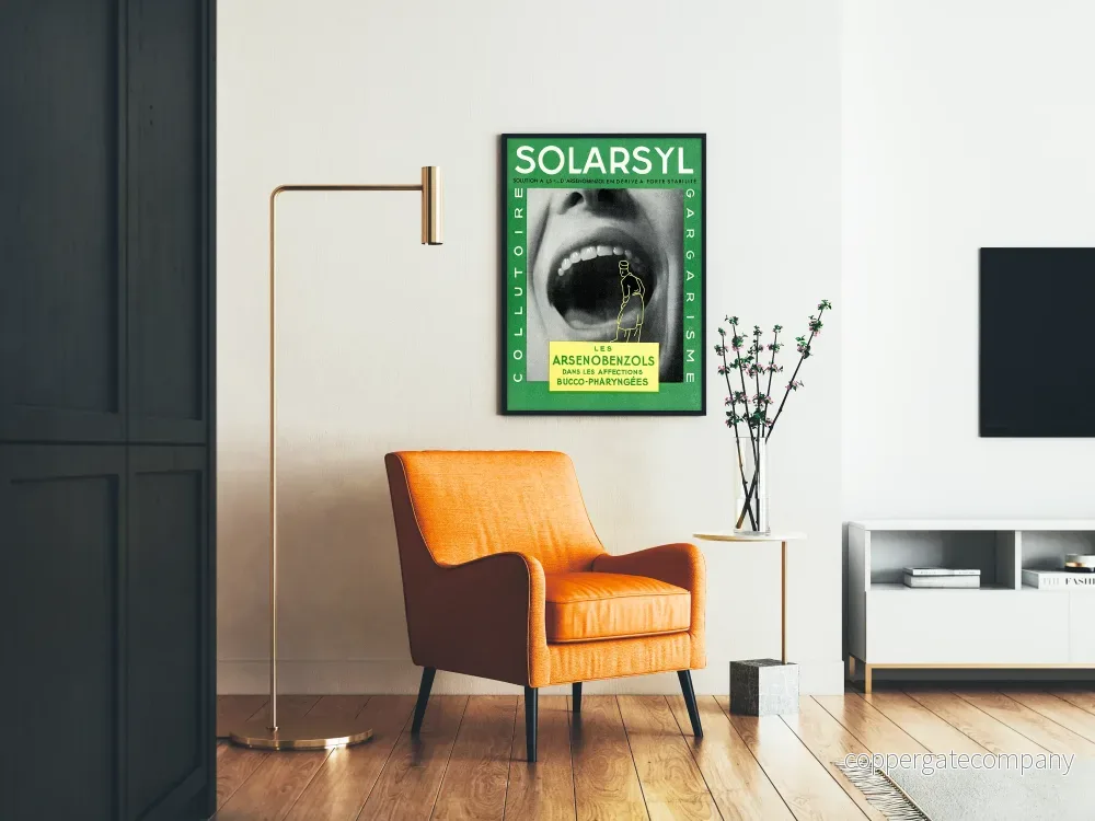Vintage medicinsk poster SolarSyl för väggdekoration Artem Legrand - Bild 2