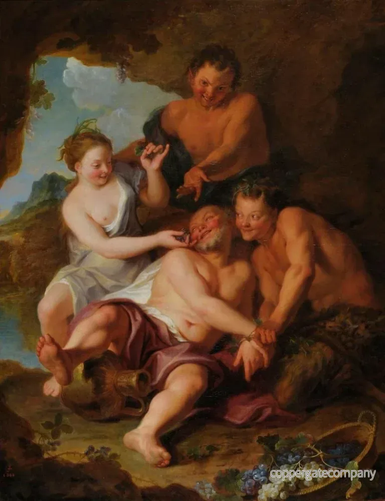 Målning Fort barbouillé de mères par gel - Antoine Coypel | Konsttryck - Bild 2