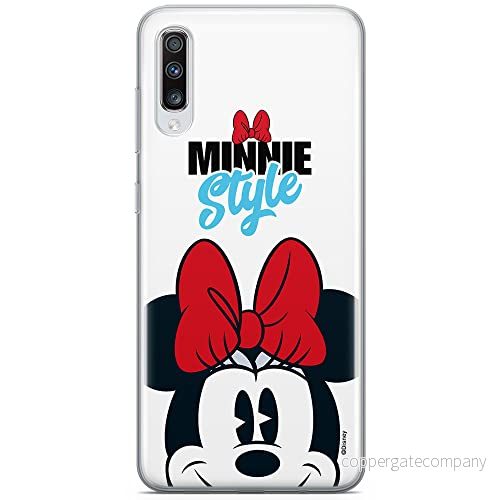 ERT GROUP mobiltelefonfodral för Samsung A70 originalt och officiellt licensierat Disney mönster Minnie 027 optimalt anpassad till formen på mobiltelefonen, fodral tillverkad av TPU plast 5902980410914