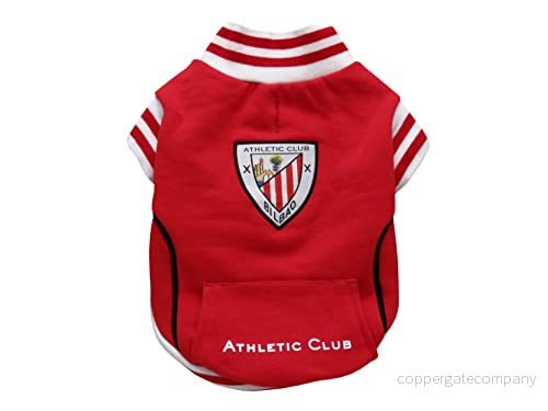Athletic Club Bilbao Hund eller katttröja, 6 storlekar tillgängliga, Utrustning, Storlek XS, Hög kvalitet, officiell produkt (CyP Brands) 8426842086293