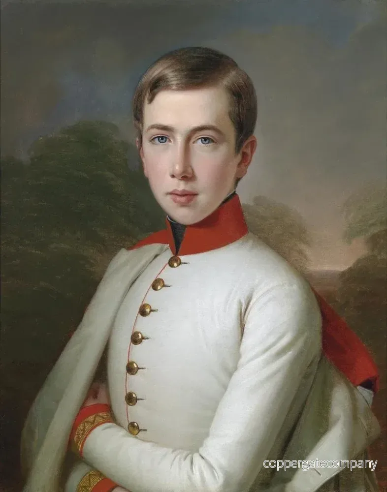 L'archiduc Charles-Louis d'Autriche 1833-1896 vid 15 års ålder - Anton Einsle - Bild 2