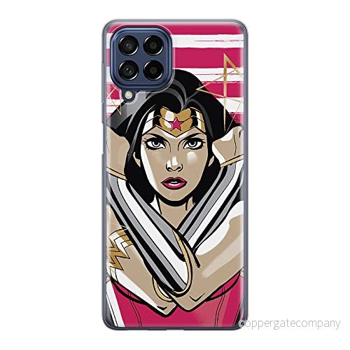 ERT GROUP mobiltelefonfodral för Samsung M33 5G originalt och officiellt licensierat DC mönster Wonder Woman 003 optimalt anpassad till formen på mobiltelefonen, fodral tillverkad av TPU plast 5905511343163
