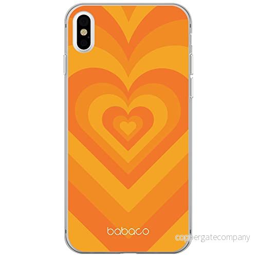 ERT GROUP mobiltelefonfodral för Iphone X/XS originalt och officiellt licensierat Babaco mönster Hearts 007 optimalt anpassad till formen på mobiltelefonen, fodral tillverkad av TPU plast 5904805674679