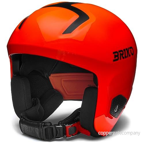 Briko, HELMET Unisex vuxen, SHINY ORANGE FLUO BLACK, S 8059075288419