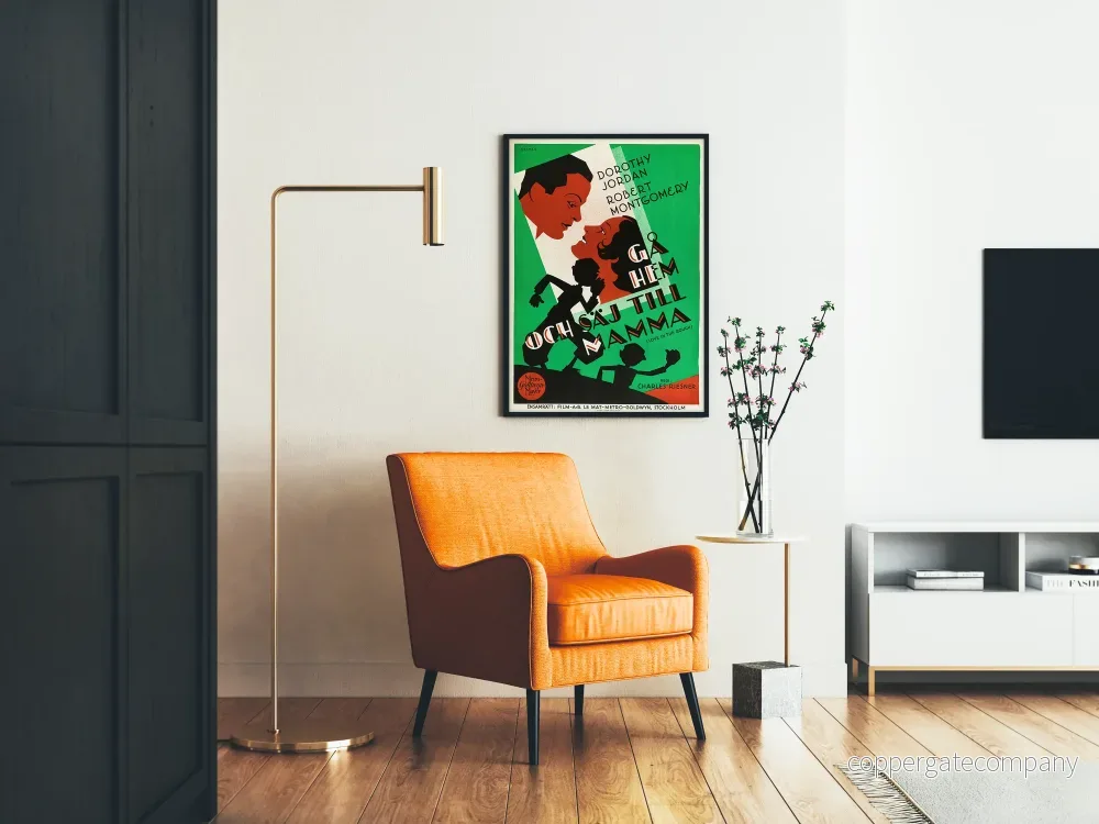 Vintageposter Love in the Rough - Retro väggdekoration - Bild 2