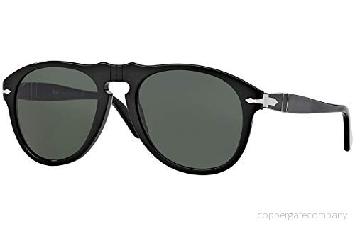 Persol Unisex Solglasögon, Storlek: 54, Black 713132003541