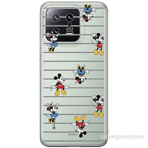 ERT GROUP mobiltelefonfodral för Xiaomi 13 originalt och officiellt licensierat Disney mönster Mickey & Minnie 007 optimalt anpassad till formen på mobiltelefonen, gedeeltelijk transparant 5905511899325