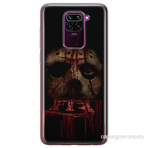 ERT GROUP mobiltelefonfodral för Xiaomi REDMI NOTE 9 originalt och officiellt licensierat Horror mönster Friday the 13th 013 anpassad till formen på mobiltelefonen, fodral tillverkad av TPU plast 5905511110437