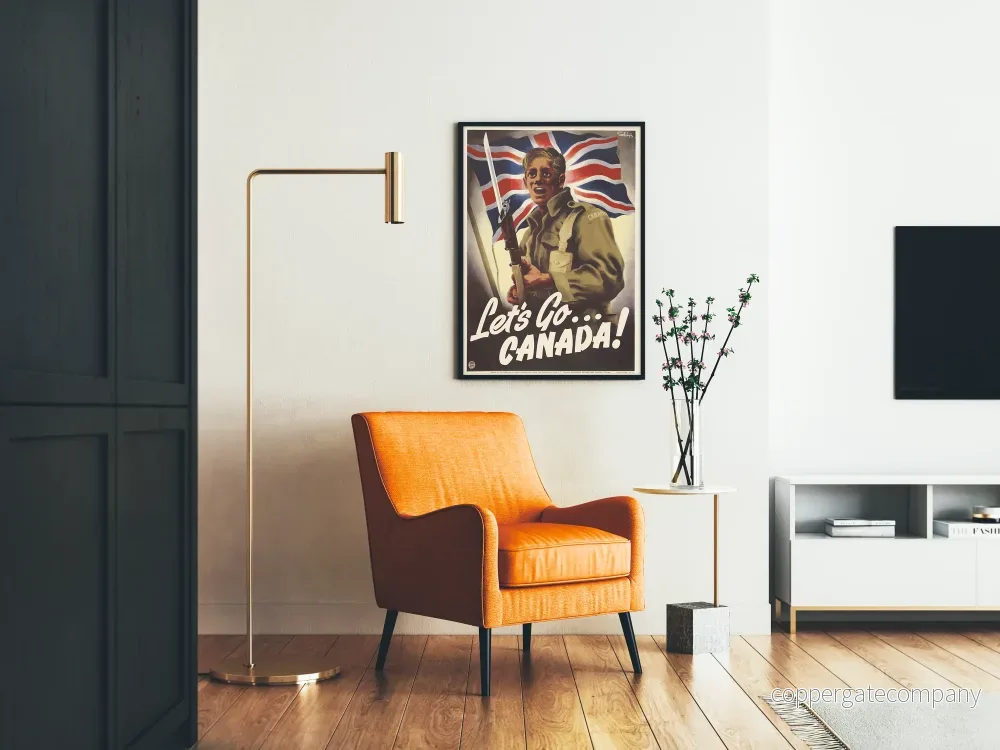 Vintage propagandaposter « Let's Go Canada ! » - Bild 2