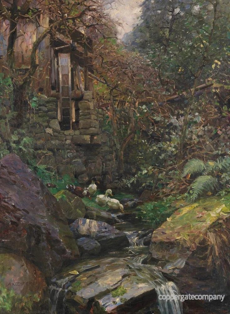 Målning i Mühlengrund - Alexander Koester | Konsttryck - Bild 2