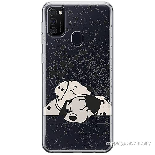 ERT GROUP mobiltelefonfodral för Samsung M21 originalt och officiellt licensierat Disney mönster Dalmatian 003 optimalt anpassad till formen på mobiltelefonen, gedeeltelijk transparant 5903537832746