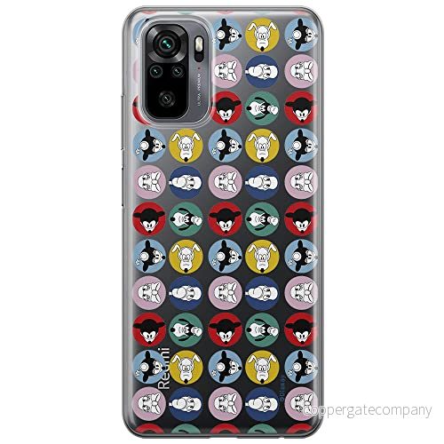 ERT GROUP mobiltelefonfodral för Xiaomi REDMI NOTE 10/ 10S originalt och officiellt licensierat Disney mönster Mickey & Friends 002 anpassad till formen på mobiltelefonen, gedeeltelijk transparant 5903537182315