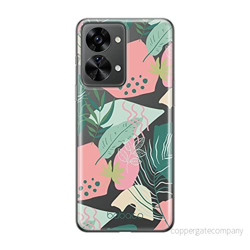 ERT GROUP mobiltelefonfodral för Oneplus NORD 2T 5G originalt och officiellt licensierat Babaco mönster Plants 010 optimalt anpassad till formen på mobiltelefonen, gedeeltelijk transparant 5905511271763