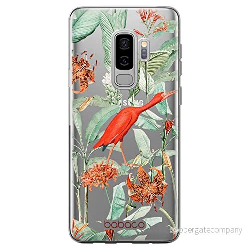 ERT GROUP mobiltelefonfodral för Samsung S9 PLUS originalt och officiellt licensierat Babaco mönster Flowers 049 optimalt anpassad till formen på mobiltelefonen, gedeeltelijk transparant 5905131342256