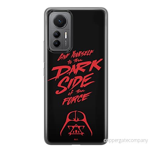 ERT GROUP mobiltelefonfodral för Xiaomi 12 LITE originalt och officiellt licensierat Star Wars mönster Darth Vader 020 anpassad till formen på mobiltelefonen, fodral tillverkad av TPU plast 5905511506636