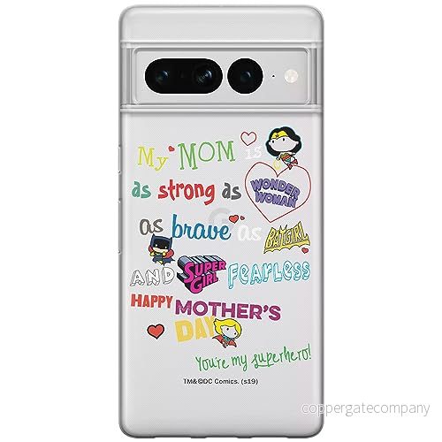 ERT GROUP mobiltelefonfodral för Google PIXEL 7 PRO originalt och officiellt licensierat DC mönster Super Girls 004 optimalt anpassad till formen på mobiltelefonen, gedeeltelijk transparant 5905795180508