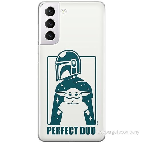 ERT GROUP mobiltelefonfodral för Samsung S21 PLUS originalt och officiellt licensierat Star Wars mönster Baby Yoda 034 optimalt anpassad till formen på mobiltelefonen, fodral tillverkad av TPU plast 5905511759605