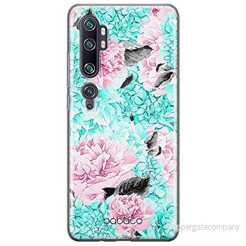 ERT GROUP mobiltelefonfodral för Xiaomi MI NOTE 10 / PRO originalt och officiellt licensierat Babaco mönster Flowers 003, fodral tillverkad av TPU plast 5904805379598