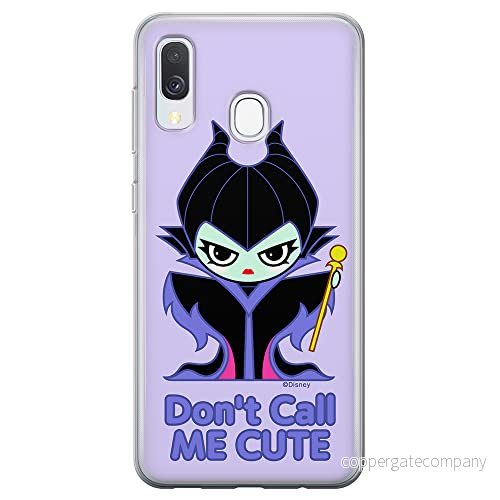 ERT GROUP mobiltelefonfodral för Samsung A40 originalt och officiellt licensierat Disney mönster Maleficent 003 optimalt anpassad till formen på mobiltelefonen, fodral tillverkad av TPU plast 5905131481214
