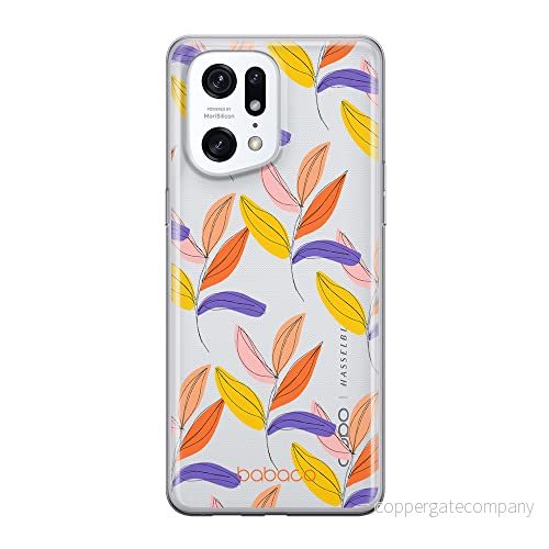 ERT GROUP mobiltelefonfodral för Oppo FIND X5 PRO originalt och officiellt licensierat Babaco mönster Plants 007 optimalt anpassad till formen på mobiltelefonen, gedeeltelijk transparant 5905511409401