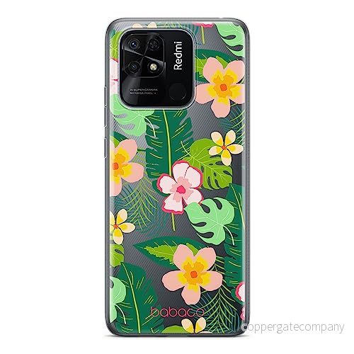 ERT GROUP mobiltelefonfodral för Xiaomi REDMI 10C originalt och officiellt licensierat Babaco mönster Flowers 019 optimalt anpassad till formen på mobiltelefonen, gedeeltelijk transparant 5905511545628