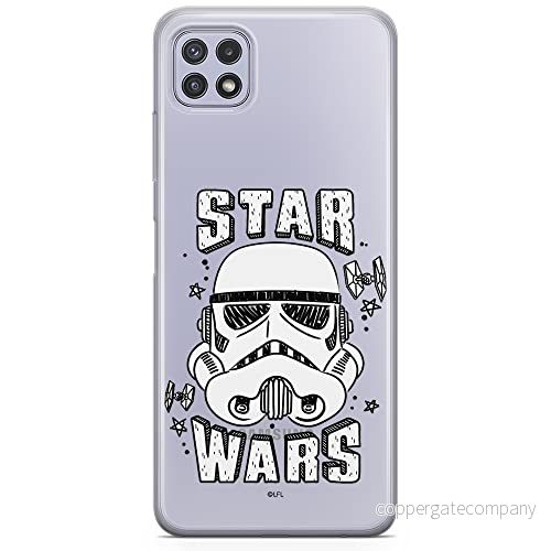 ERT GROUP mobiltelefonfodral för Samsung A22 5G originalt och officiellt licensierat Star Wars mönster Stormtrooper 013 optimalt anpassad till formen på mobiltelefonen, gedeeltelijk transparant 5903932809787