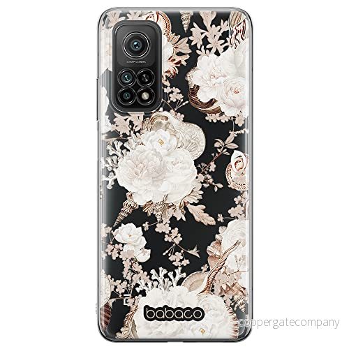 ERT GROUP mobiltelefonfodral för Xiaomi MI 10T 5G / PRO originalt och officiellt licensierat Babaco mönster Flowers 044 anpassad till formen på mobiltelefonen, gedeeltelijk transparant 5905131325105