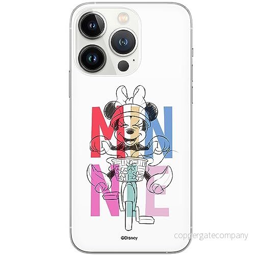 ERT GROUP mobiltelefonfodral för Iphone 13 PRO originalt och officiellt licensierat Disney mönster Minnie 068 optimalt anpassad till formen på mobiltelefonen, fodral tillverkad av TPU plast 5905511990657