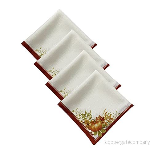 Elrene hem mode höst pumpa lund servett, 43 x cm (set med 4, flerfärgad 194590045852