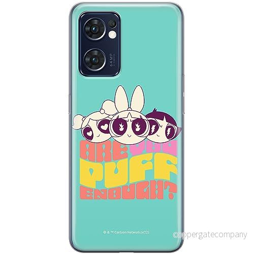 ERT GROUP mobiltelefonfodral för Oppo RENO 7 5G originalt och officiellt licensierat The Powerpuff Girls mönster 043, fodral tillverkad av TPU plast 5905511987060
