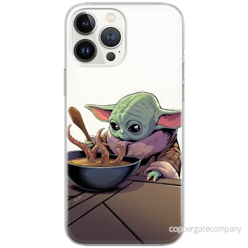 ERT GROUP mobiltelefonfodral för Apple Iphone 6/6S originalt och officiellt licensierat Star Wars mönster Baby Yoda 027 Vit optimalt anpassad till formen på mobiltelefonen, gedeeltelijk transparant 5904805088247