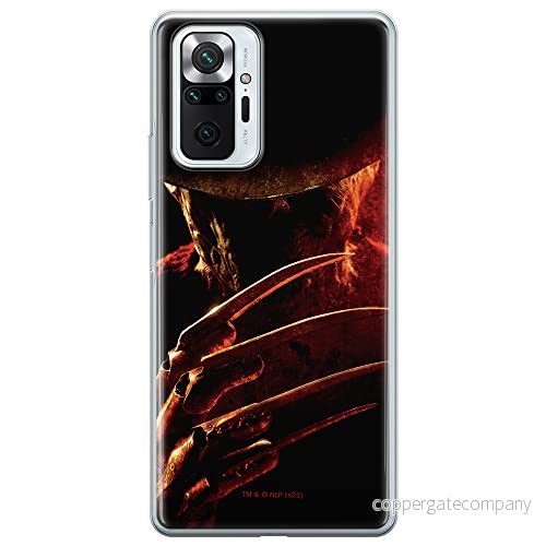 ERT GROUP mobiltelefonfodral för Xiaomi REDMI NOTE 10 PRO originalt och officiellt licensierat Horror mönster Nightmare of Elm Street 005, fodral tillverkad av TPU plast 5905511081232