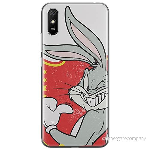 ERT GROUP mobiltelefonfodral för Xiaomi REDMI 9A originalt och officiellt licensierat Looney Tunes mönster Bugs 010 optimalt anpassad till formen på mobiltelefonen, fodral tillverkad av TPU plast 5903040367223