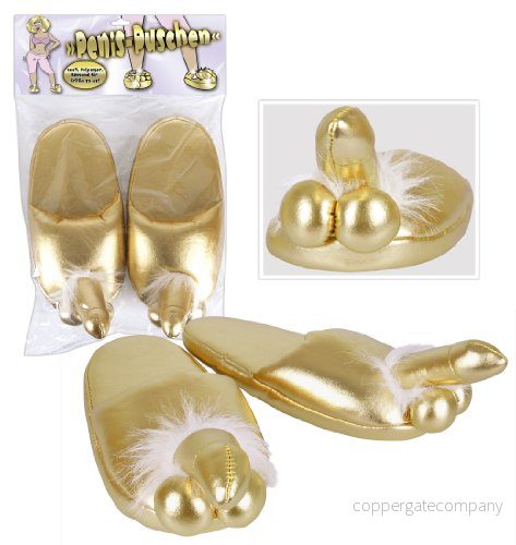 Orion Penis tofflor, Guld, Ca. 37 to 43 4024144774838