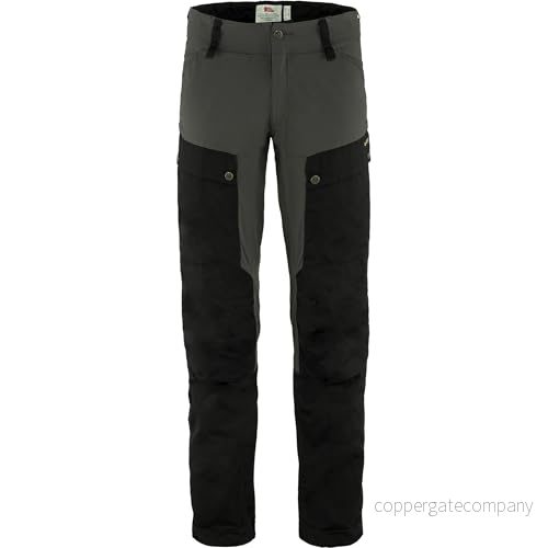 Fjallraven Keb Byxor för män, medium kompressionsbyxor, Svart sten grå, 48, 48 SE 7323450915865